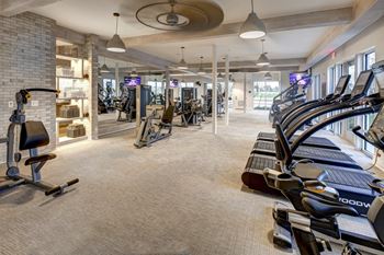Fitness Center Strength and Conditioning Equipment at The Alden at Cedar Park, Cedar Park, TX, 78613